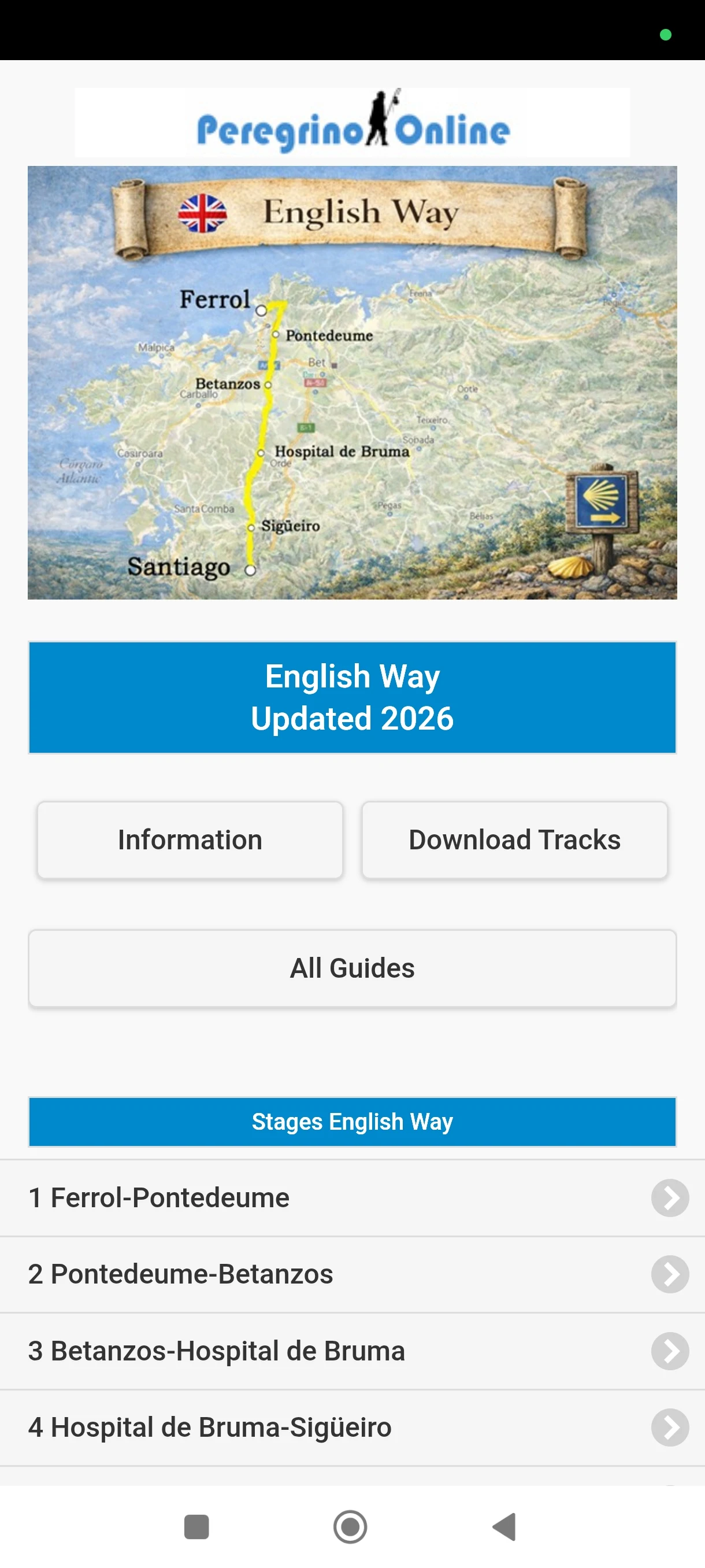 English Way Stages screenshot